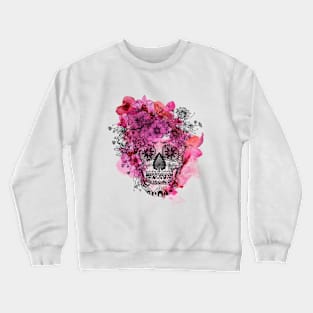 Flower Skull Crewneck Sweatshirt